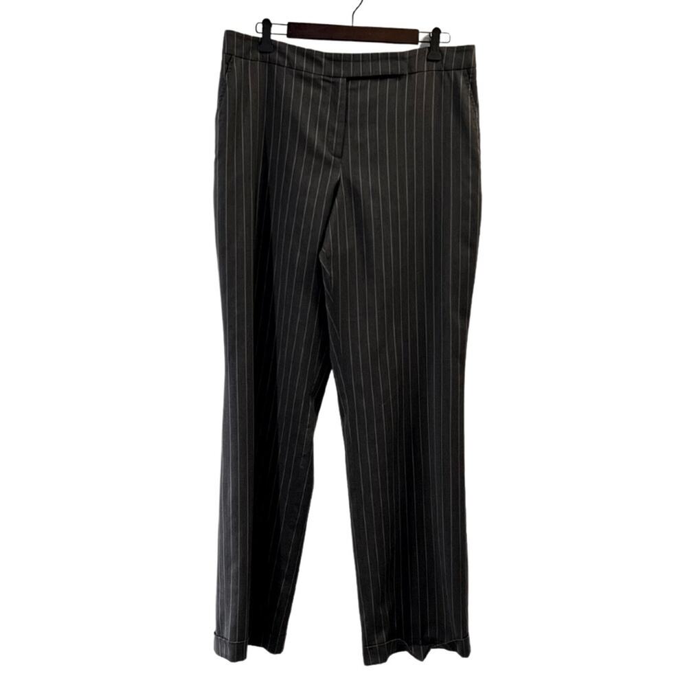 Faconnable Women's Pin Striped Dress Pants Size 16